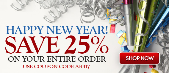 Happy New Year! 25% Off your entire order - US Diary