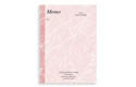 rose marble memo
