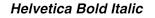 Helvetica Bold Italic